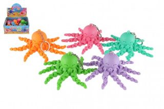 Obrázek z Přívěšek chobotnice plast 9cm (24) na baterie se světlem RP: 1Kč  